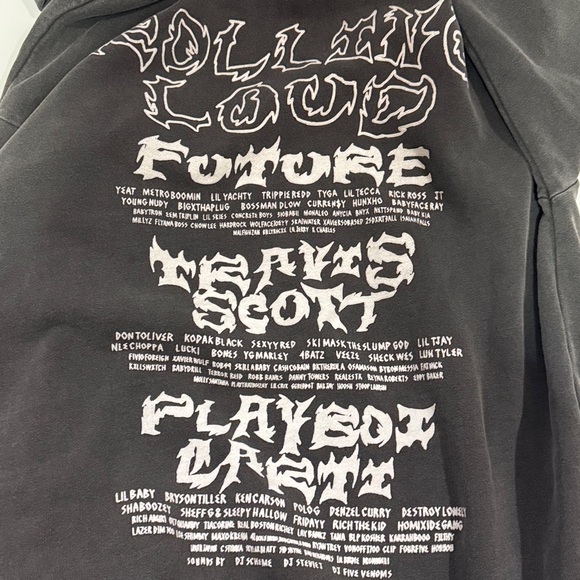 OVO Dark Gray Graphic Hoodie - Picture 3 of 3